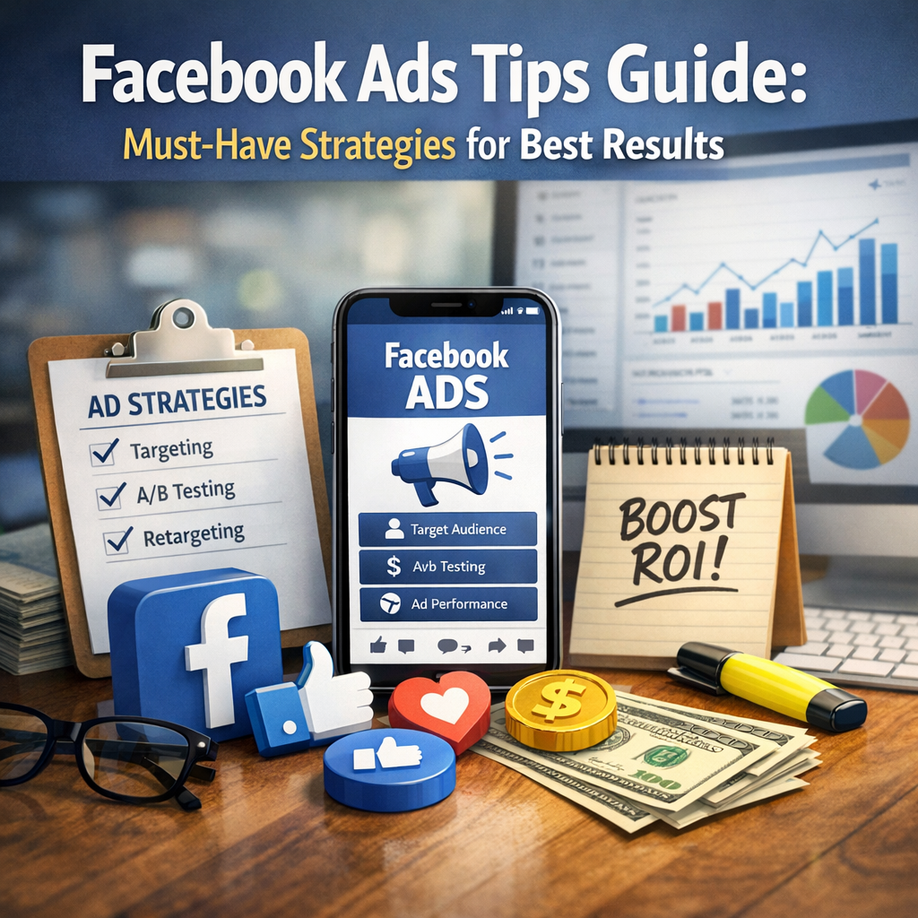 Illustration of Facebook Ads Tips Guide: Must-Have Strategies for Best Results